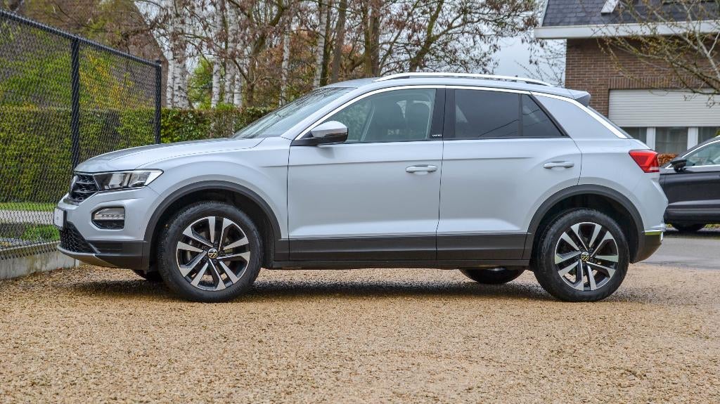 Volkswagen T-Roc United 2021 1.0 TSI, Auto's, Voorwielaandrijving, Stof, Wit, 5 deurs