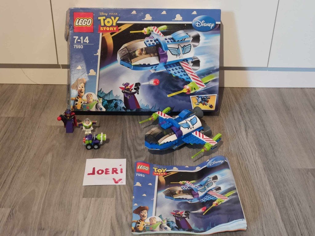 7593 LEGO Toy Story Buzz's Star Command Spaceship, Verzamelen, Ophalen of Verzenden, Overige figuren, Zo goed als nieuw