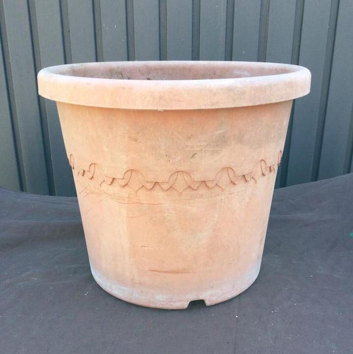 Bloempot kunststof - Diameter 34,50 Hoogte 29,50, Tuin en Terras, Ophalen of Verzenden, Gebruikt, Rond, Kunststof