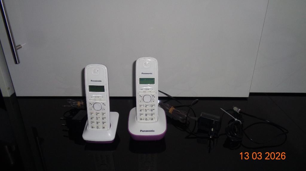 Set draadloze telefoons: PANASONIC, Ophalen of Verzenden, Zo goed als nieuw, 2 handsets
