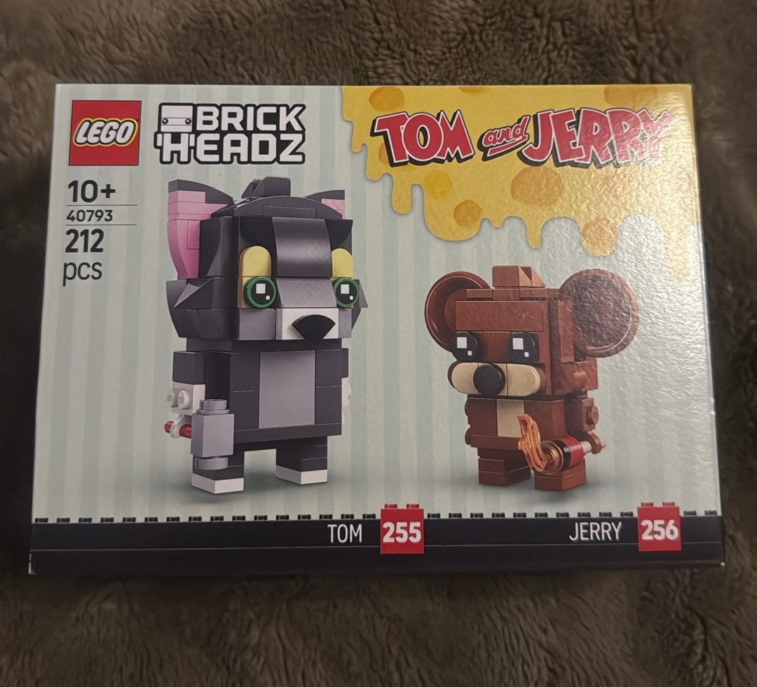 LEGO BrickHeadz Tom & Jerry – set 40793, Kinderen en Baby's, BrickHeadz, Lego, Nieuw, Ophalen of Verzenden