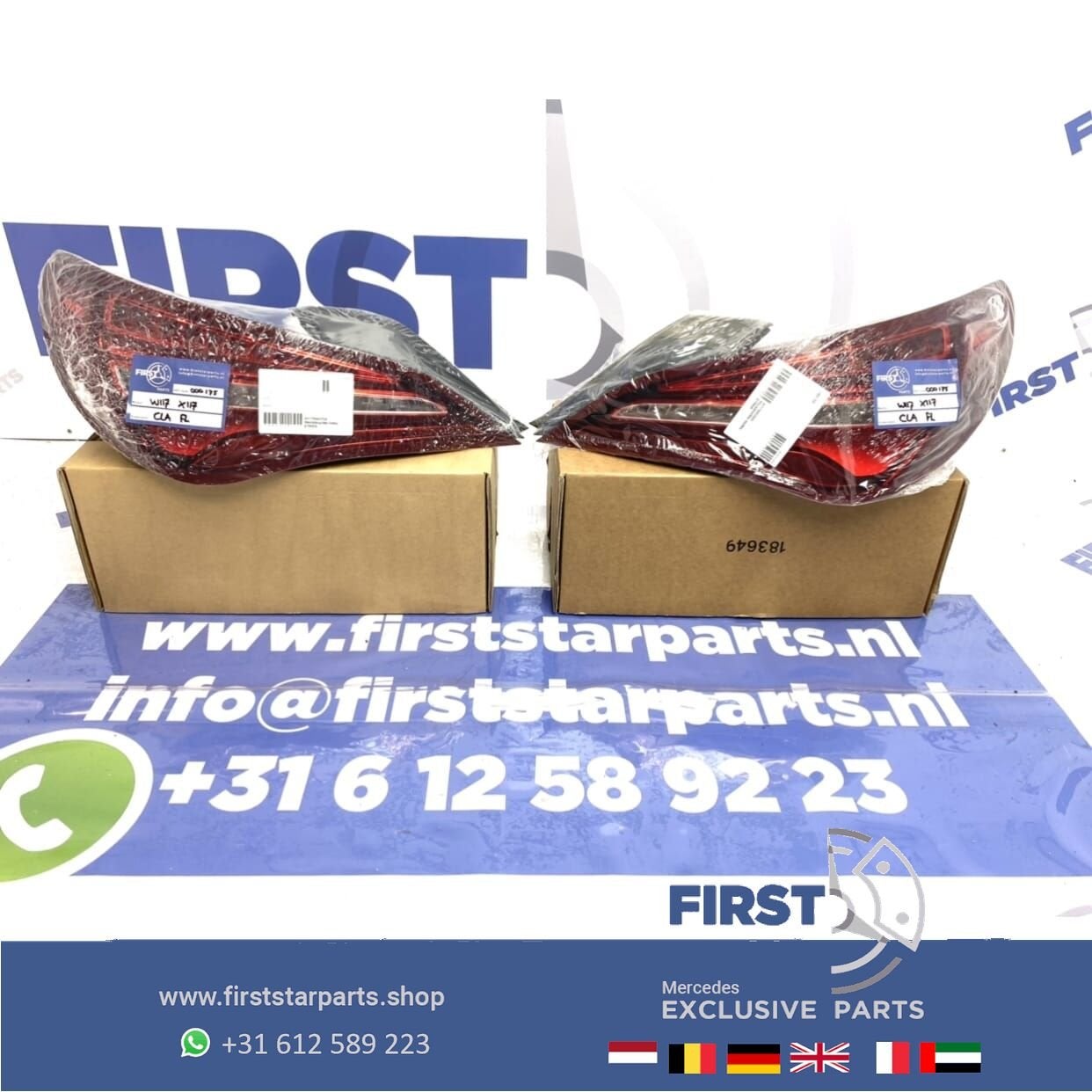 W117 CLA achterlicht FACELIFT LINKS RECHTS Mercedes originee, Utilisé, -, -, Enlèvement ou Envoi