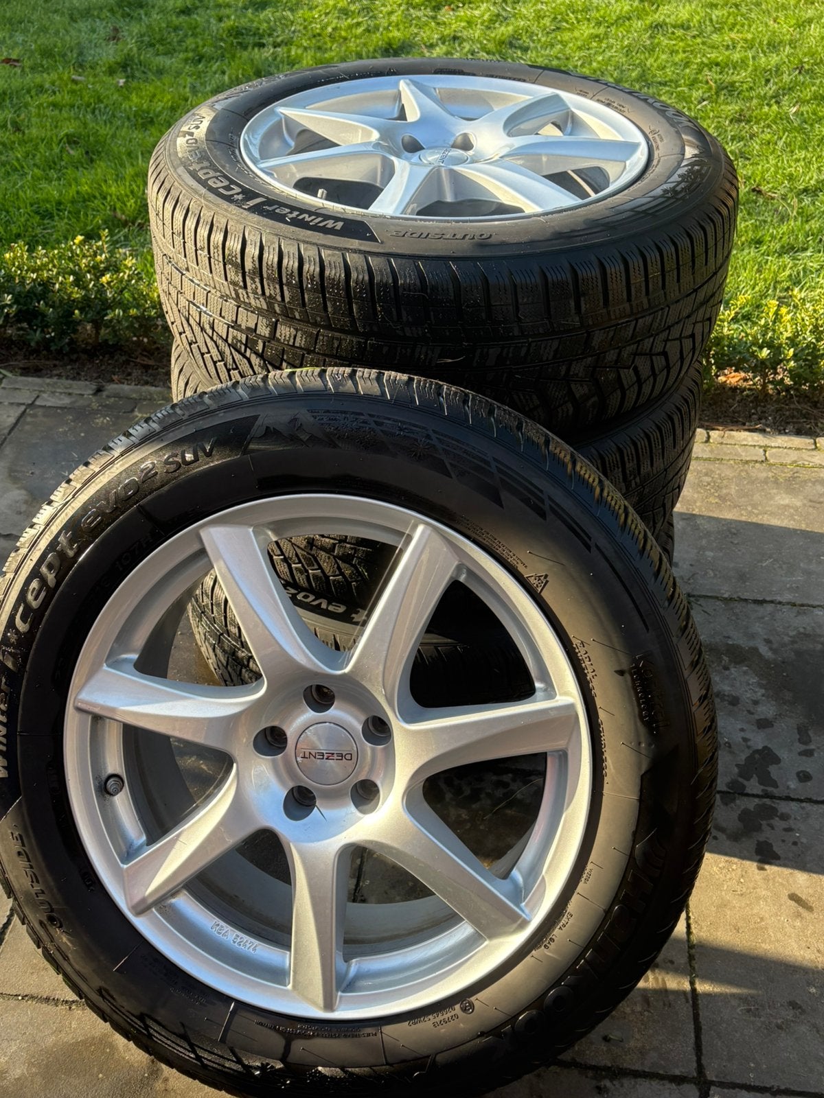 Set Alu velgen& winterbanden Volvo XC60, Pneus et Jantes, Pneus hiver, Véhicule de tourisme, 18 pouces