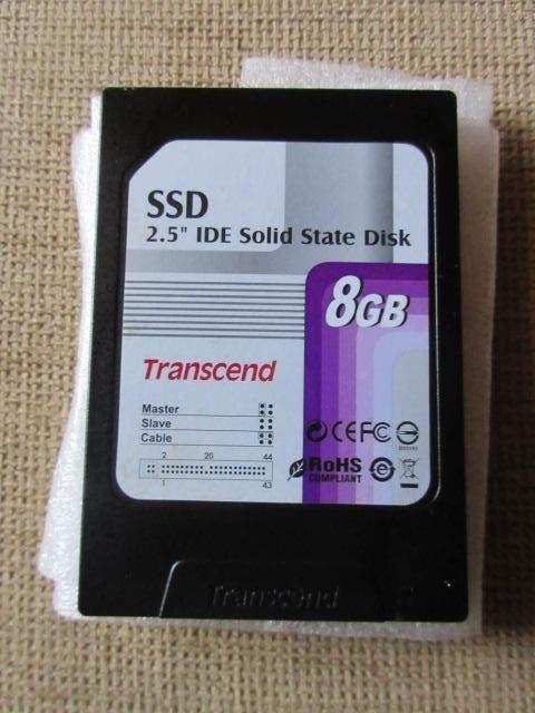 Disque dur 2,5" ssd Transcend ts8gssd25s-s Ide 8GB SSD, Informatique & Logiciels, Enlèvement ou Envoi, SSD, Interne, Utilisé