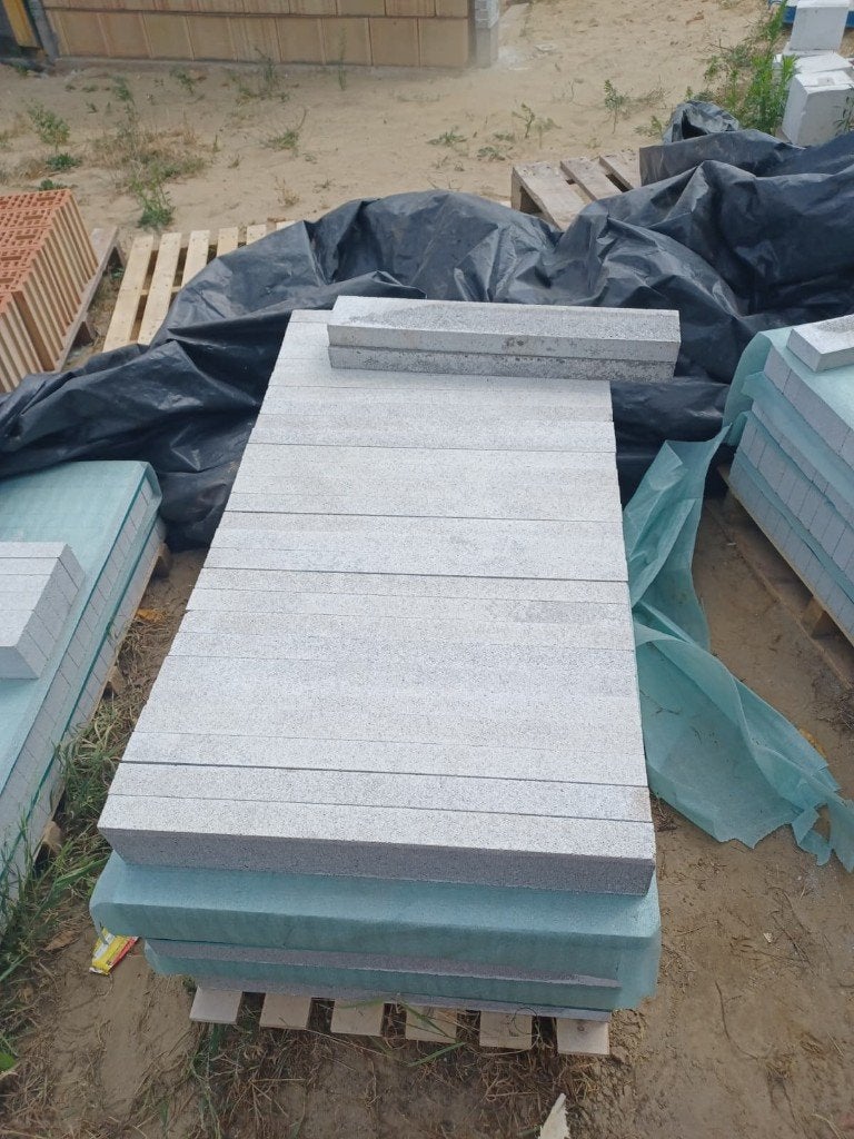 Gevelsteen Geostylix kleur Dover white 595x95x40, Enlèvement, Neuf, Béton