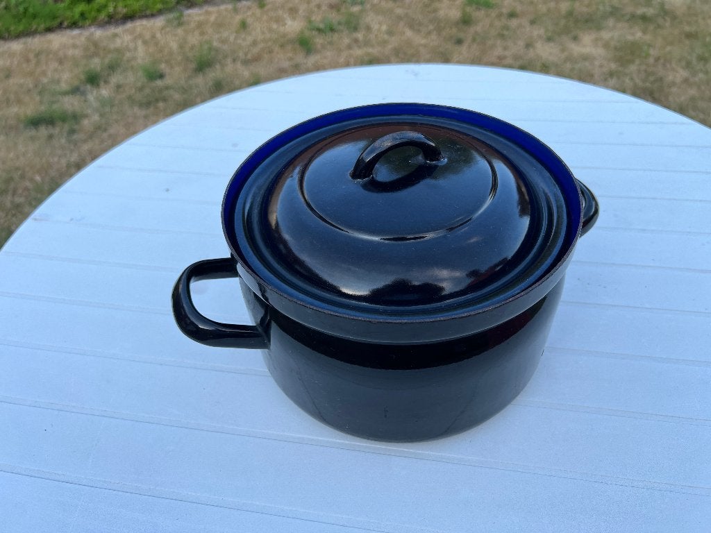 Kookpot - Diameter 22 cm - Hoogte 13,5 cm - Volume 4 liter, Huis en Inrichting, Gebruikt, Met handvatten, Ophalen of Verzenden