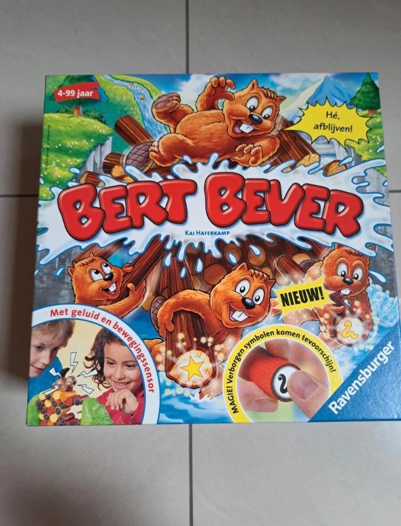 Bert Bever gezelschapsspel, Trois ou quatre joueurs, Enlèvement ou Envoi, Neuf, Ravensburger