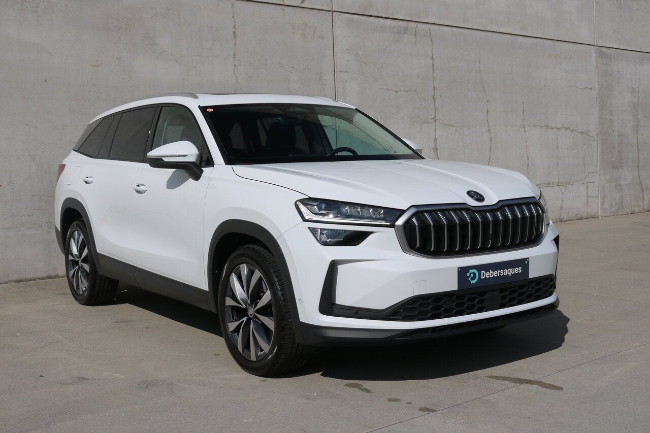 Skoda Kodiaq Kodiaq 1.5 TSI DSG  7 pl. model 2025 leder , p, Auto's, Skoda, 1498 cc, Zwart, 0 kg, Bedrijf