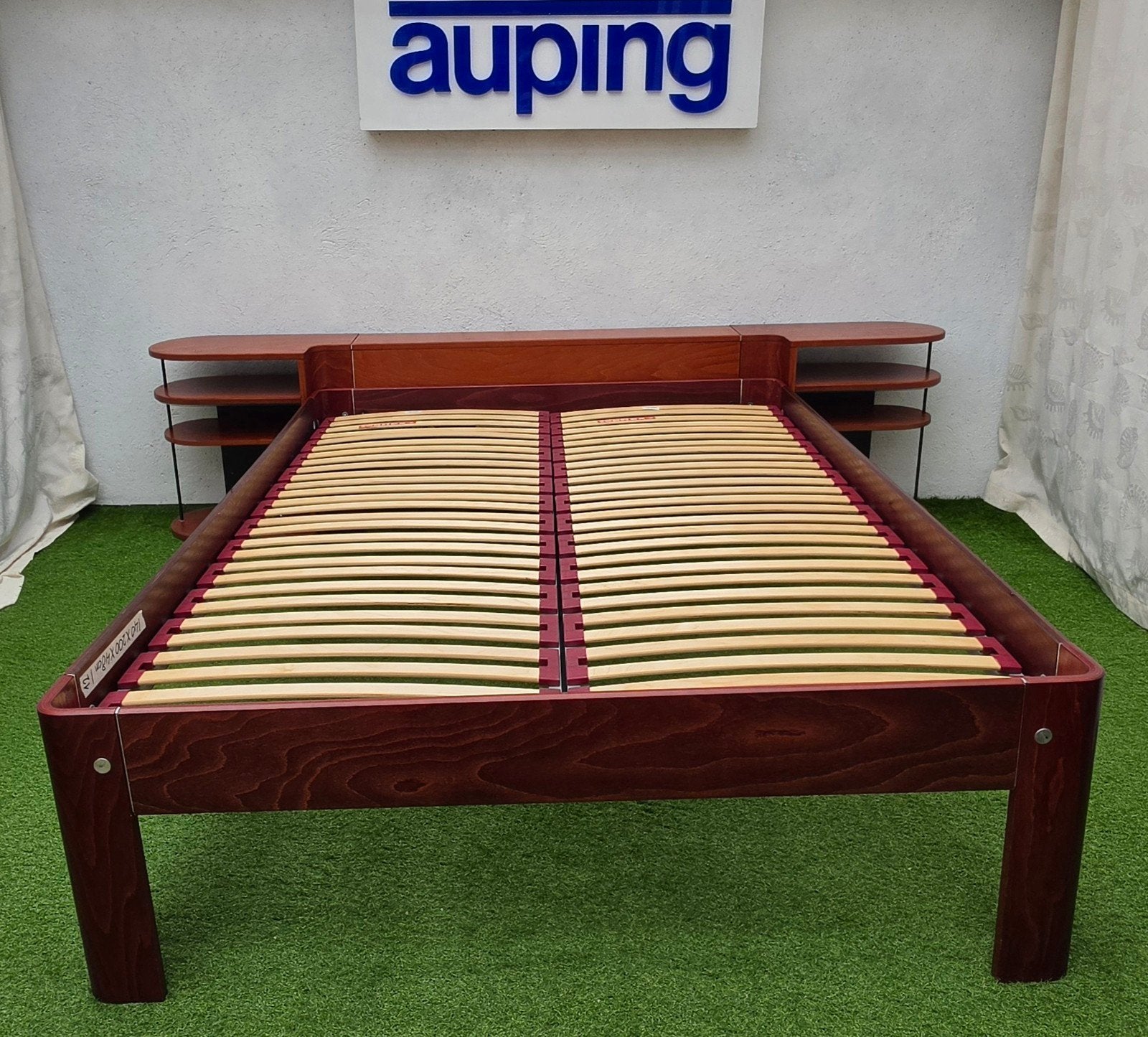 Auping Auronde Bed 140x200cm 48cm Hoog met Achterwand, Ophalen of Verzenden