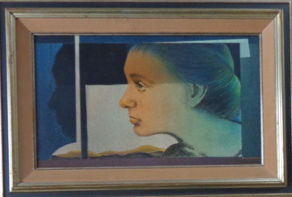 PAUL DE COCKER / SCHOONHEID / OLIEVERF / 47x69cm / KADER SIG, Ophalen of Verzenden