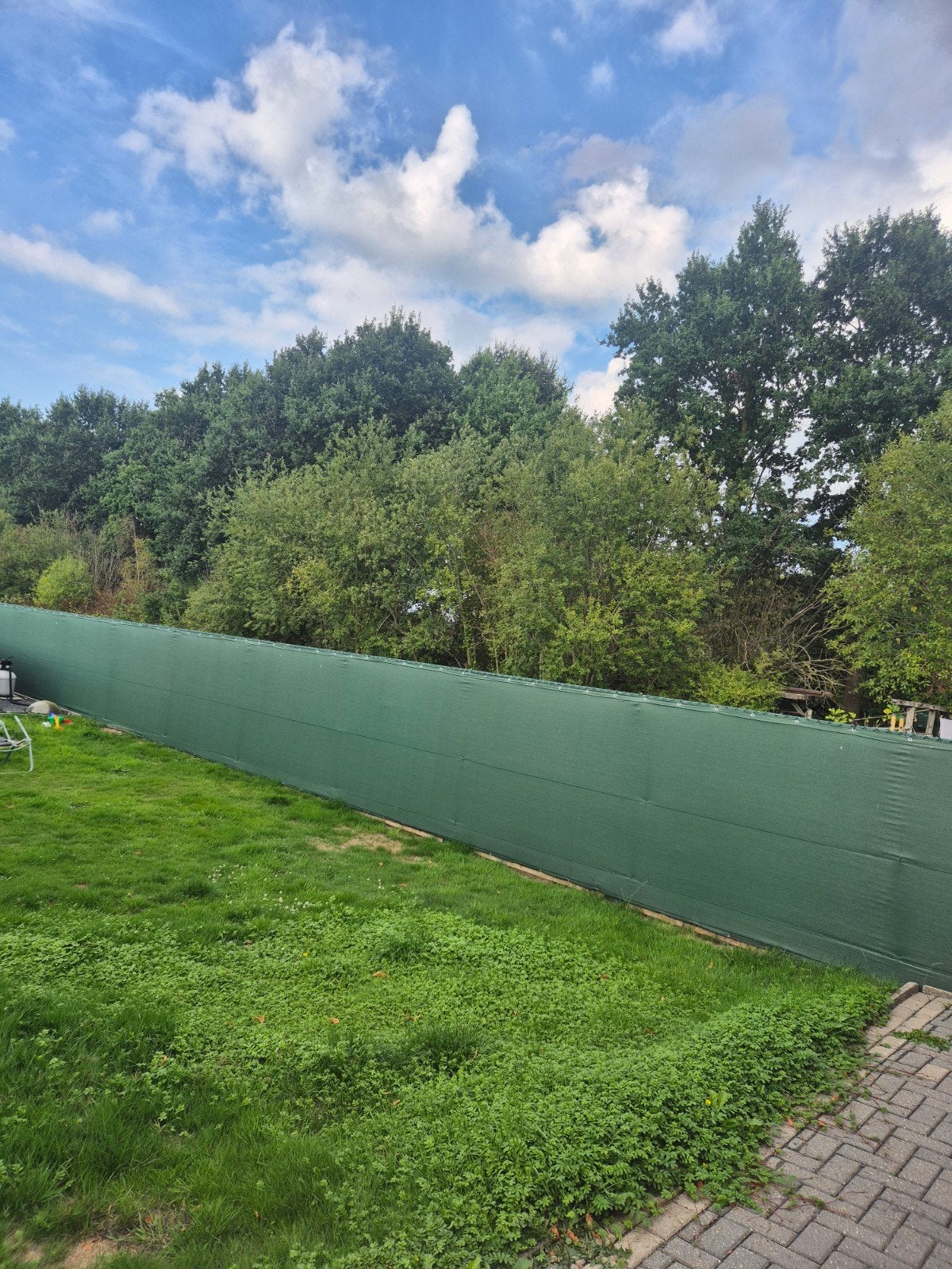 Draadafsluiting/omheining 40m + poort, Jardin & Terrasse, Gazon & Gazon artificiel, Enlèvement, Comme neuf, 20 m² ou plus