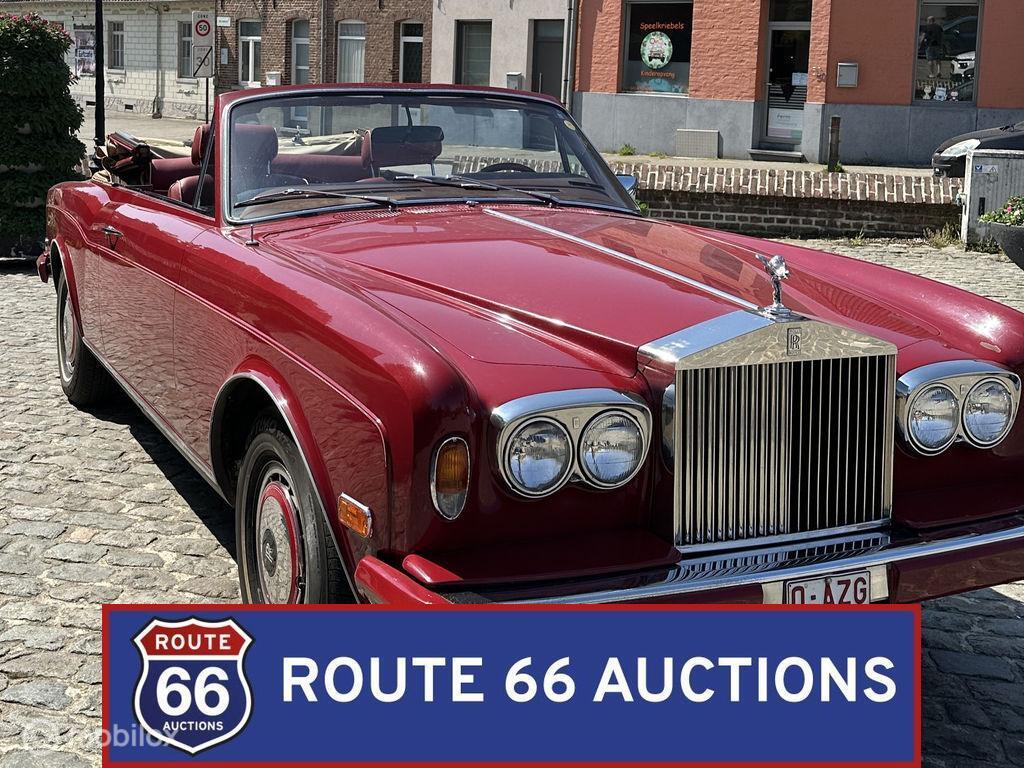 Rolls-Royce Corniche Cabriolet | 1978 | Route 66 Auctions, Zwart, Bedrijf, Handgeschakeld, Overige carrosserie