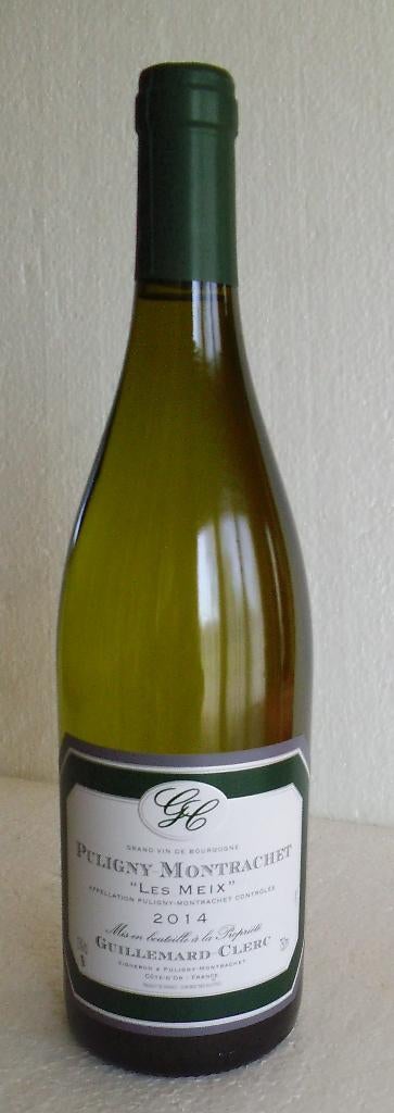 PULIGNY-MONTRACHET - „De Meix” - Guillemard-Clerc 2014, Frankrijk, Nieuw, Ophalen of Verzenden, Witte wijn