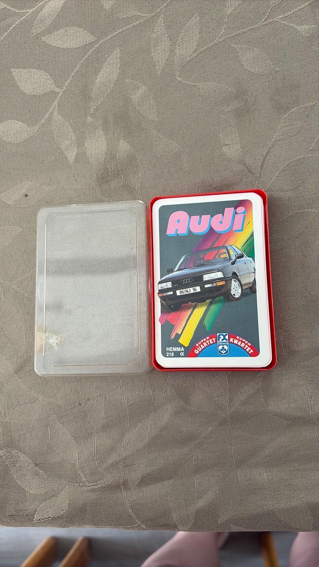 Retro Super Kwartet FX Schmid - Audi (Autokwartet), Enlèvement ou Envoi, Comme neuf