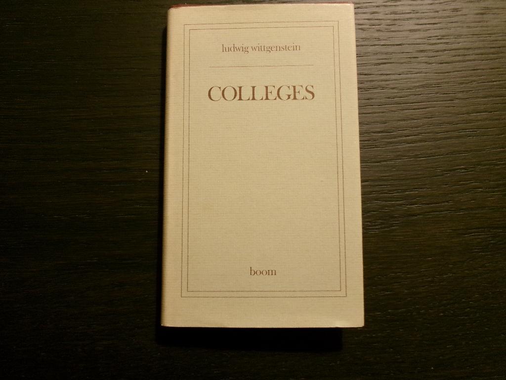 Colleges  -Ludwig Wittgenstein-, Boeken, Ophalen of Verzenden