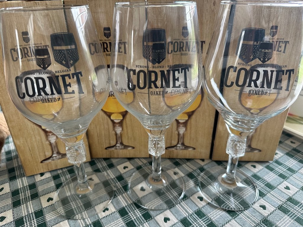 Verres à bière Cornet, Enlèvement, Comme neuf, Verre à bière