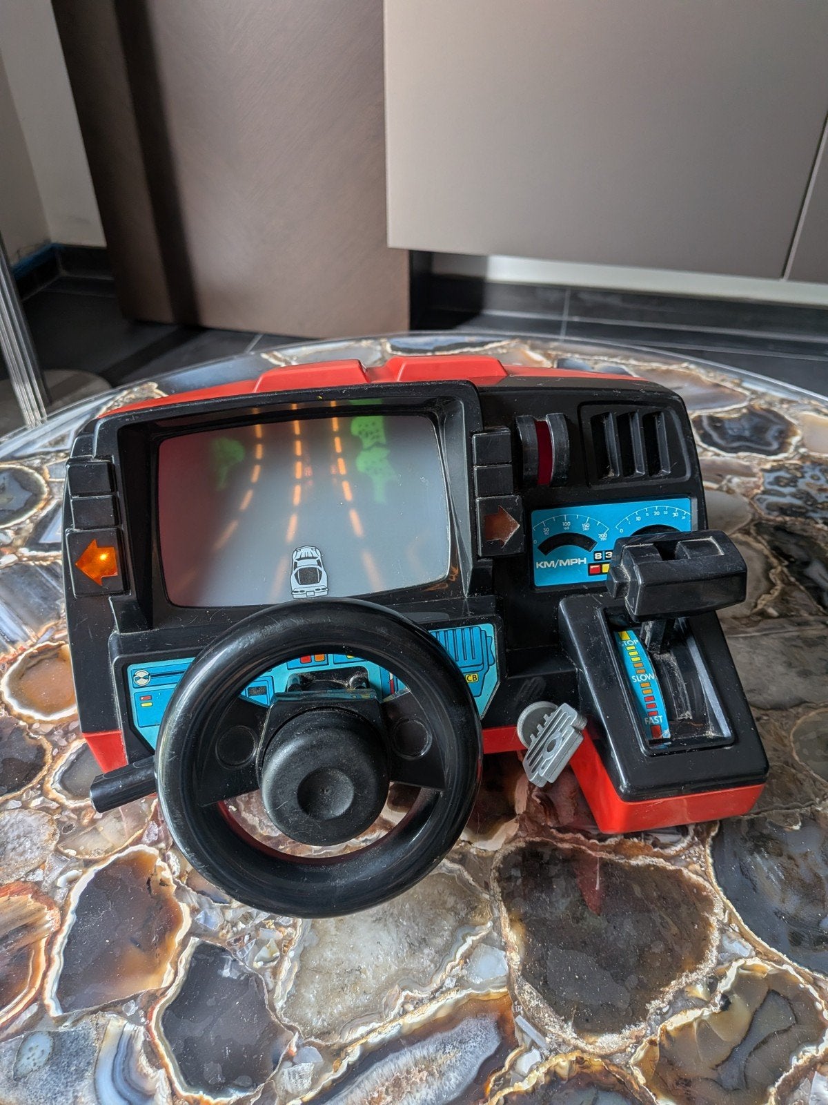 Simulateur de conduite Vintage Corvette  Tomy Playmates 1985, Enlèvement ou Envoi