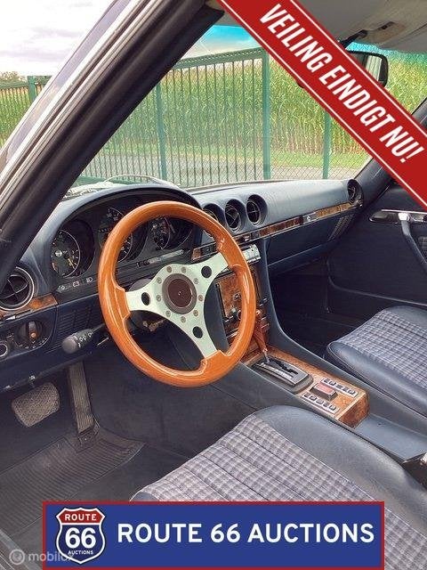 Mercedes-Benz 450 SLC | 1980 | Route 66 Auctions, Auto's, Zwart, Mercedes-Benz, Bedrijf, Handgeschakeld