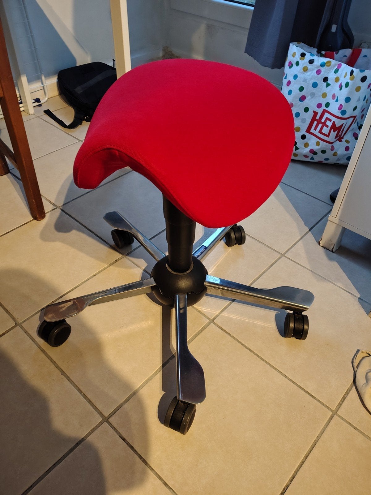 Zadelstoel ergonomisch Rovo bureaustoel, Ophalen, Ergonomisch, Bureaustoel