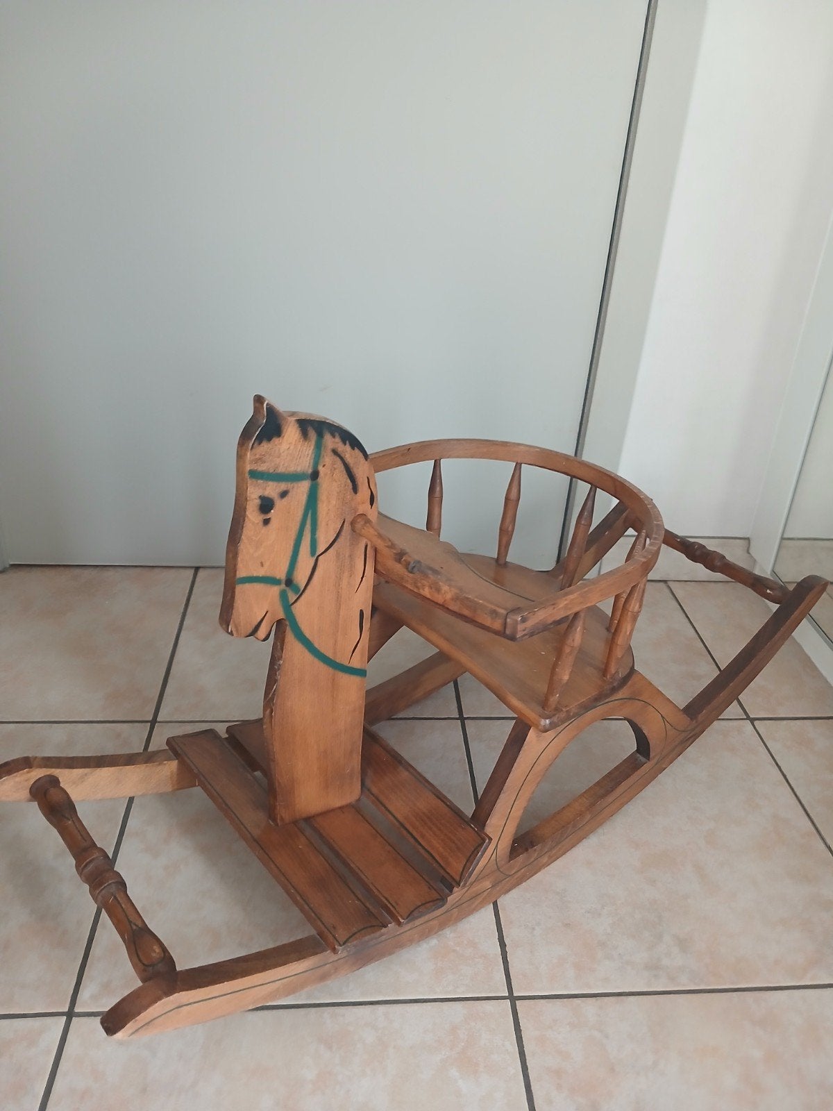 Cheval à bascule rétro/vintage/ancien, Enlèvement