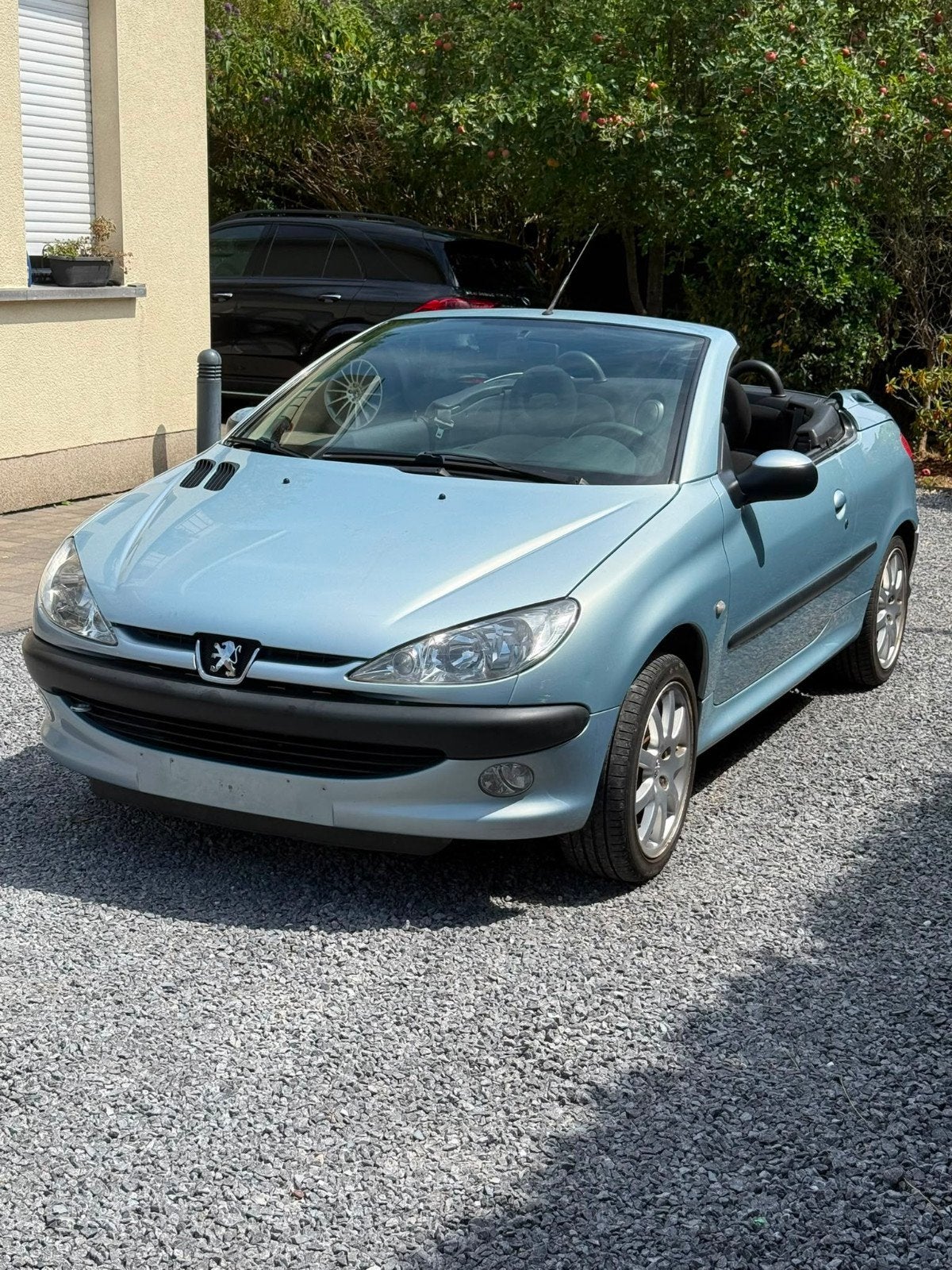 Peugeot, Auto's, Peugeot, 4 zetels, Achterwielaandrijving, Zwart, Cabriolet