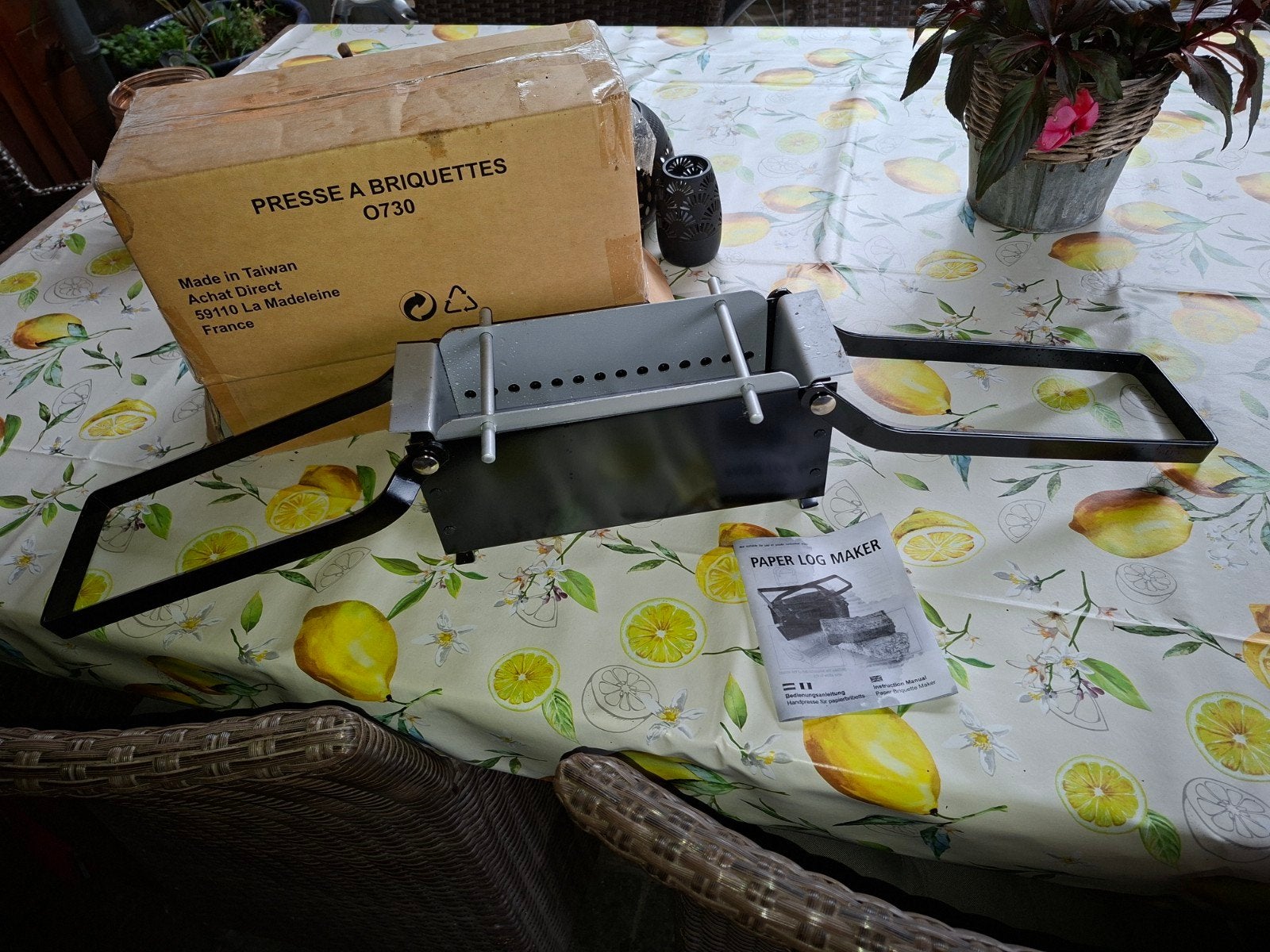 presse a briquettes neuve, Bricolage & Construction, Enlèvement ou Envoi