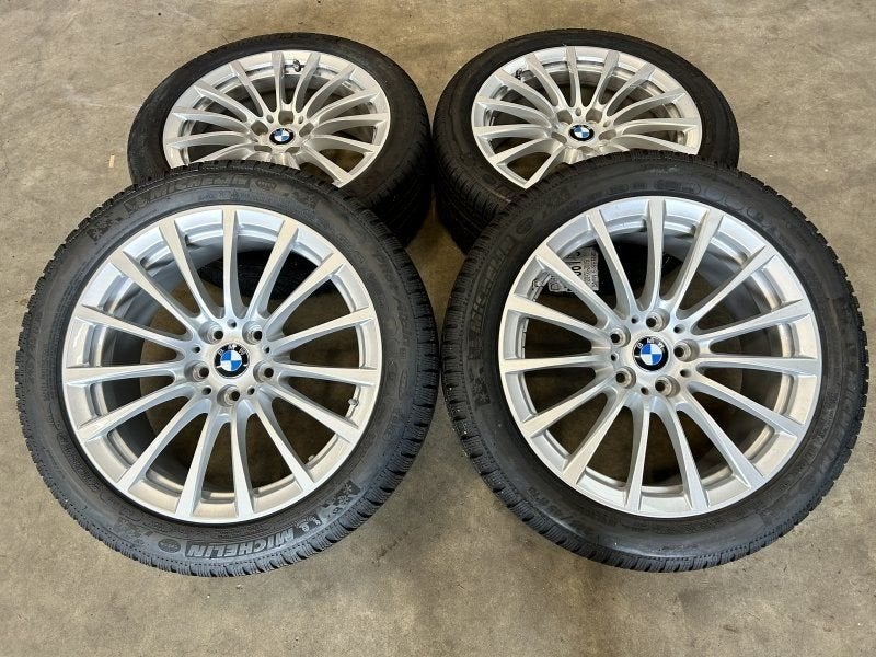 18 inch originele velgen + winterbanden BMW 5 / 6 serie G30, Pneus et Jantes, -, Utilisé, -