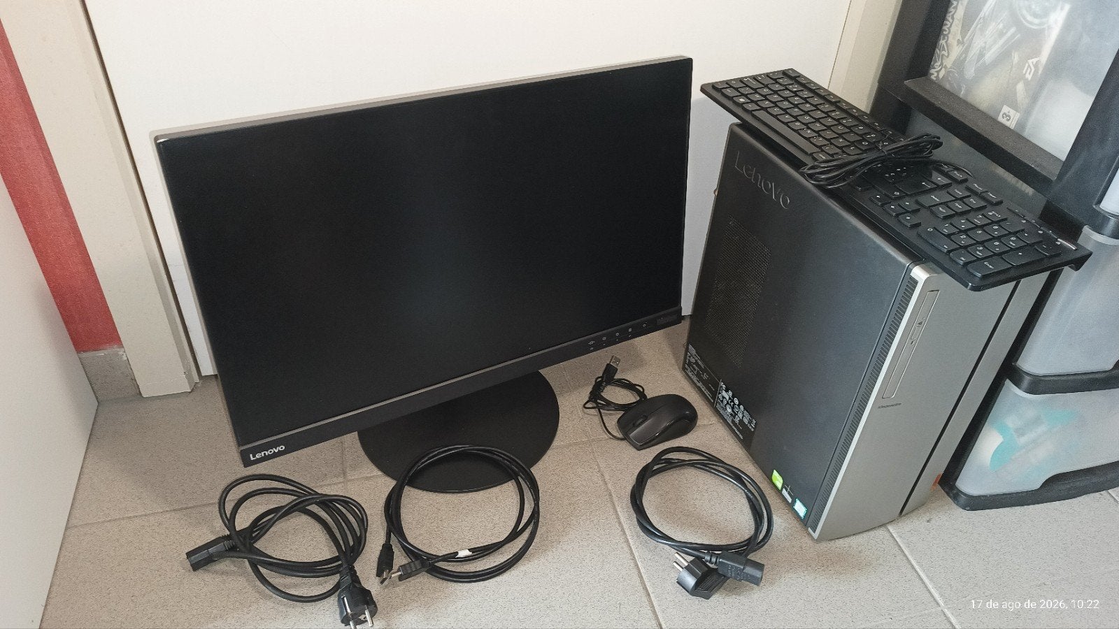 Lenovo Ideacentre 720-18IKL Desktop Pc, Computers en Software, Ophalen, I5-7400, Refurbished, 750gb