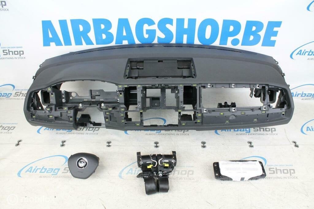 Airbag kit Tableau de bord gris Volkswagen T6 Transporter, Enlèvement ou Envoi, Utilisé