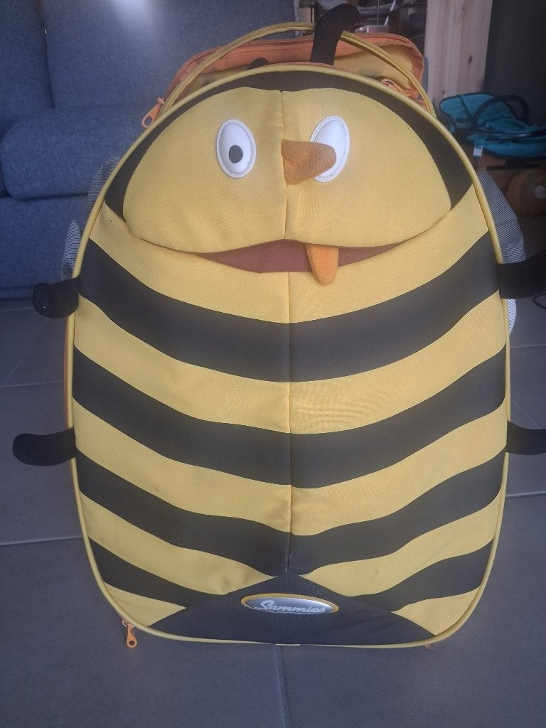 Sammies by Samsonite rolkoffer kind bijtje 45x34x17, Handtassen en Accessoires, Koffers, Ophalen, Gebruikt, Wieltjes