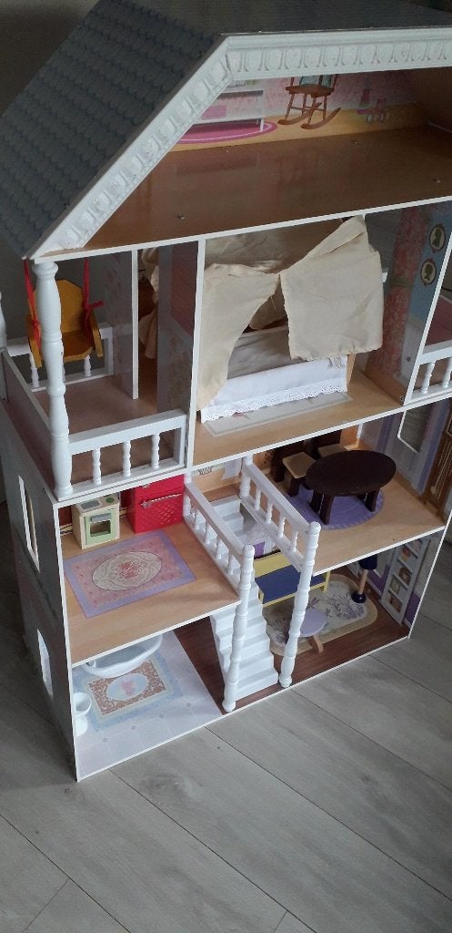 Poppenhuis XL (voor Barbies), Ophalen, Gebruikt, Barbie