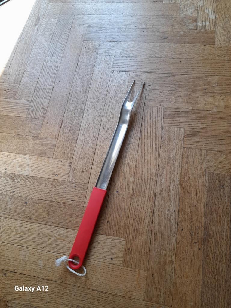 BBQ-vork, Tuin en Terras, Ophalen of Verzenden, Zo goed als nieuw