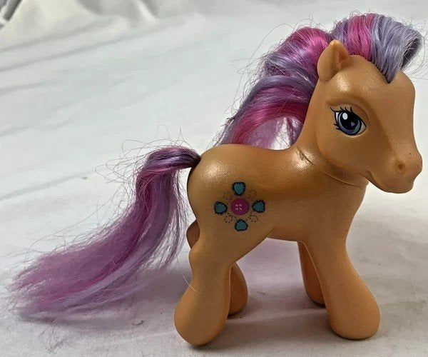Hasbro My Little Pony G3 Sew-and-So Oranje Roze Paars MLP, Kinderen en Baby's, Speelgoed | My Little Pony, Verzenden, Zo goed als nieuw