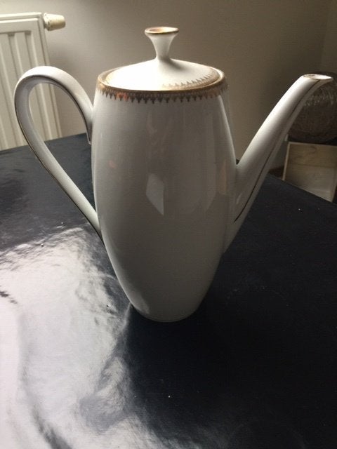 Cafetière en porcelaine, vintage, Antiek en Kunst, Ophalen