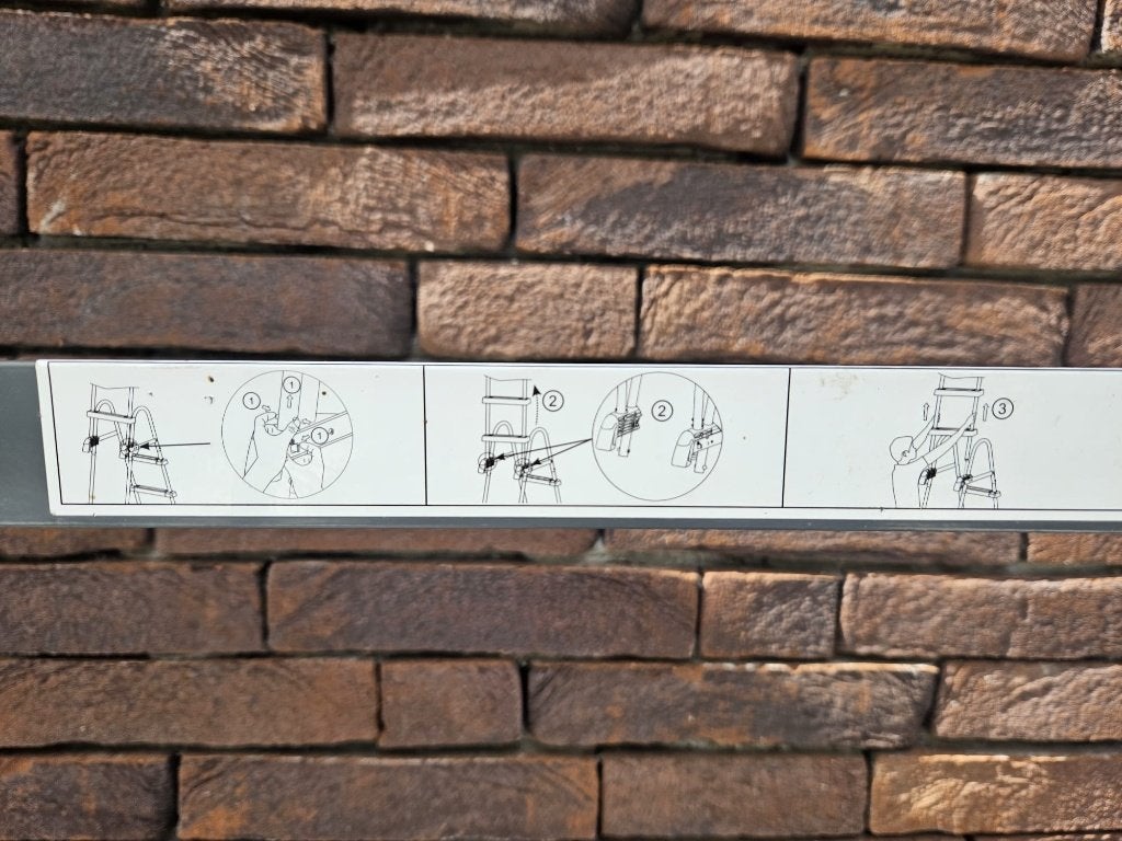 Zwembadtrap, Tuin en Terras, Zwembad-toebehoren, Ophalen, Zo goed als nieuw, Ladder