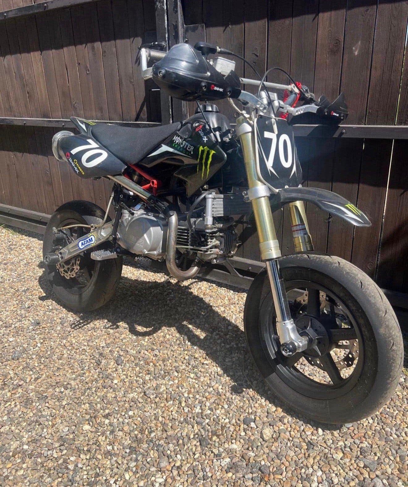 Circuit pitbike 160cc, Fietsen en Brommers, Ophalen, Zo goed als nieuw, Pitbike