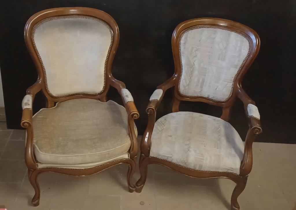Fauteuil style Louis-Philippe, Enlèvement, Utilisé, Tissus, Louis-Philippe