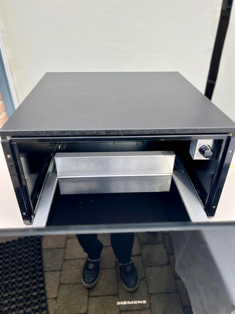 Inbouw warmhoudlade Siemens, Ophalen, Minder dan 45 cm, Gebruikt, Hete lucht