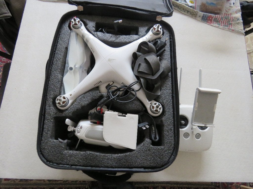 DJI Phantom 3 Advanced drone (bijna nieuw + accessoires), Elektro, Helikopter, Ophalen of Verzenden, Zo goed als nieuw