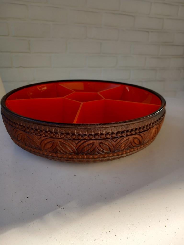 Vintage emsa snack apero schaal, Ophalen of Verzenden, Schaal