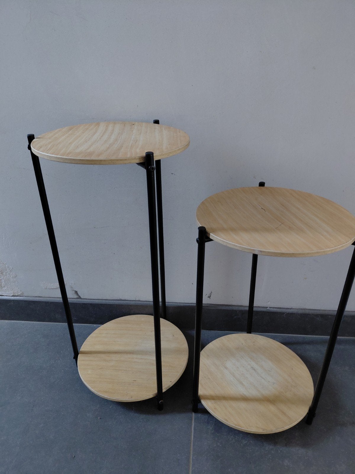 houten bijzettafel of plantentafel, Huis en Inrichting, Ophalen
