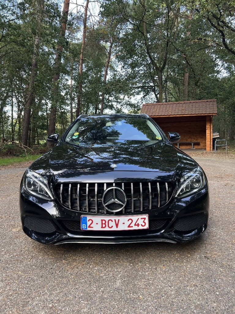 MERCEDES C-KLASSE, Auto's, Zwart, Leder, 5 deurs, Particulier