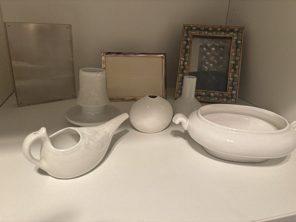 Witte porseleinen set, Ophalen of Verzenden