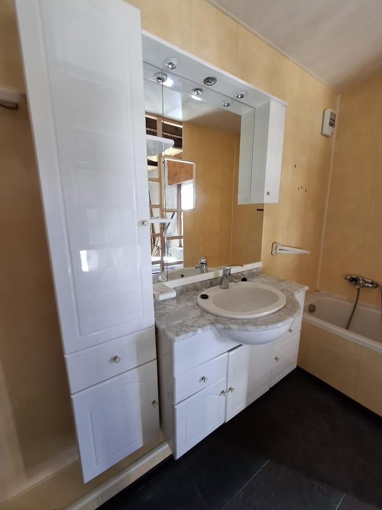 Badkamermeubel, weg wegens verbouwing, Huis en Inrichting, Badkamer | Badkamermeubels, Ophalen, Gebruikt, 100 tot 150 cm, 50 tot 75 cm
