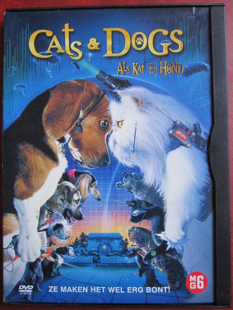 Chats et chiens - Comme un chat et un chien (2001), À partir de 6 ans, Enlèvement ou Envoi, Comme neuf, Autres genres