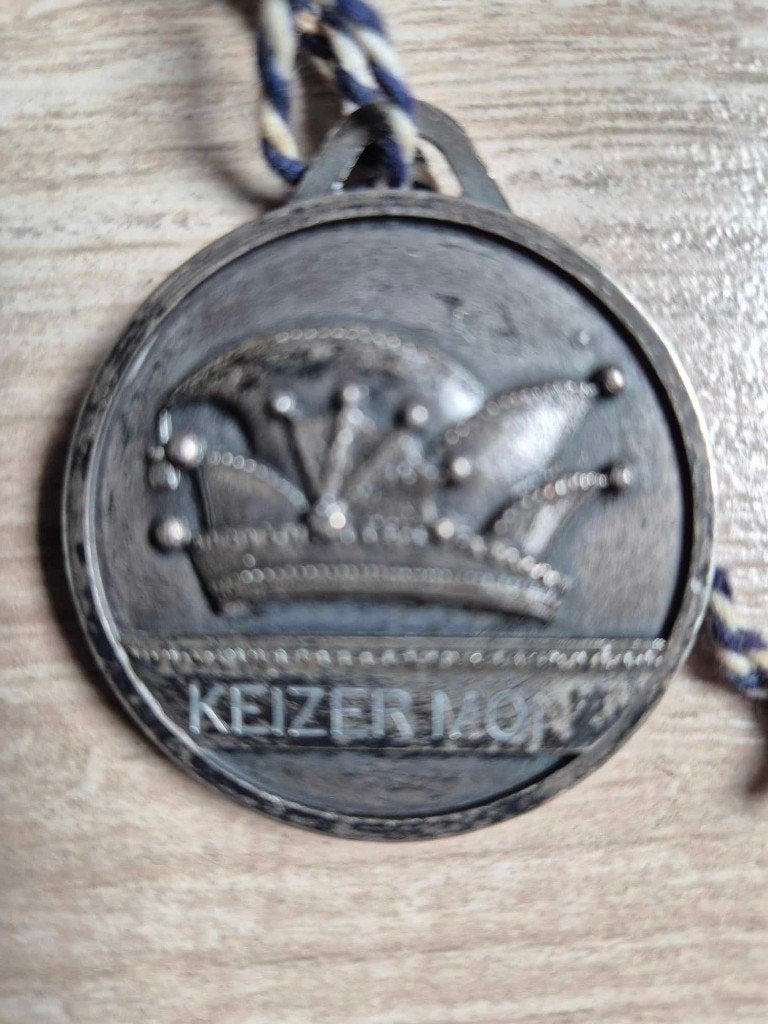 Carnaval medaille Sinaai Keizer Mon, Postzegels en Munten, Ophalen of Verzenden