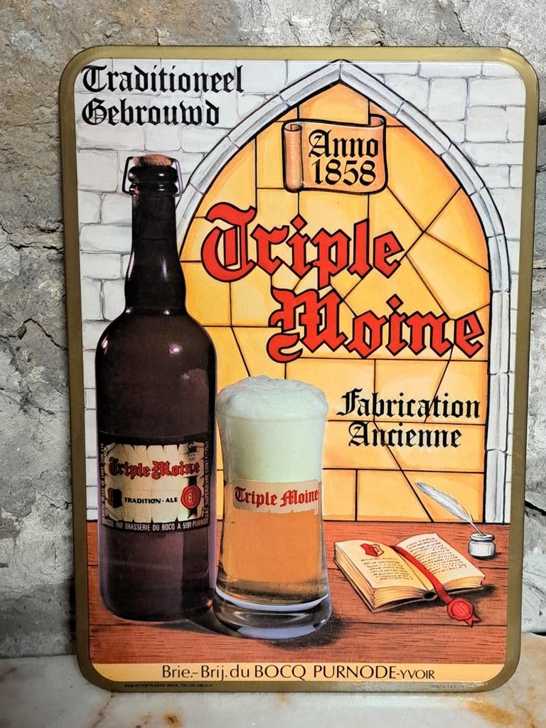 Publicité Triple Moine, Verzamelen, Ophalen of Verzenden