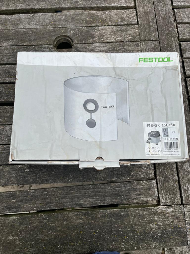 Festool FIS-SR 150 stofzuigerzakken 2 stuks, Ophalen of Verzenden, Nieuw