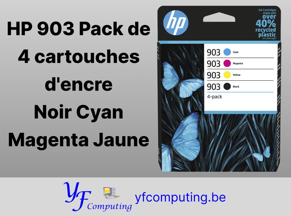 HP 903 Pack 4 originele inktcartridges, Computers en Software, Printerbenodigdheden, Nieuw, Cartridge, Ophalen of Verzenden