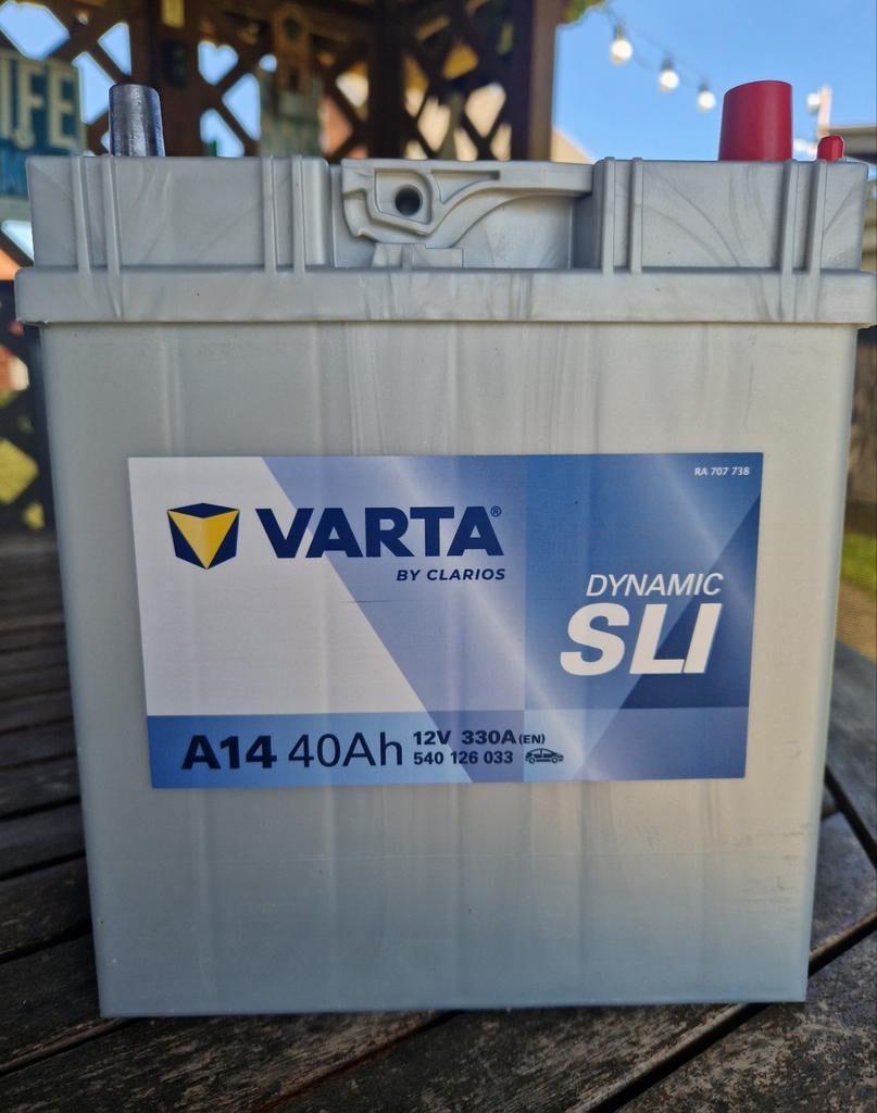 Auto accu nieuw varta, Ophalen